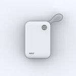 Wholesale Universal 10000 mah Dual Port Portable Power Bank Charger Juice Box JCB10 (White)